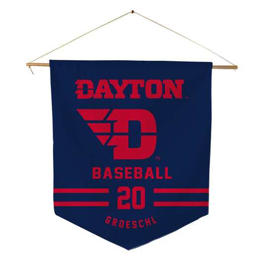 Dayton - NCAA Baseball : Ben Groeschl - Pennant - 18" x 21"-0