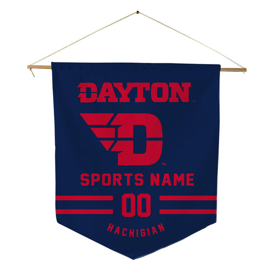 Dayton - NCAA Football : Nick Hachigian - Pennant - 18" x 21"-0