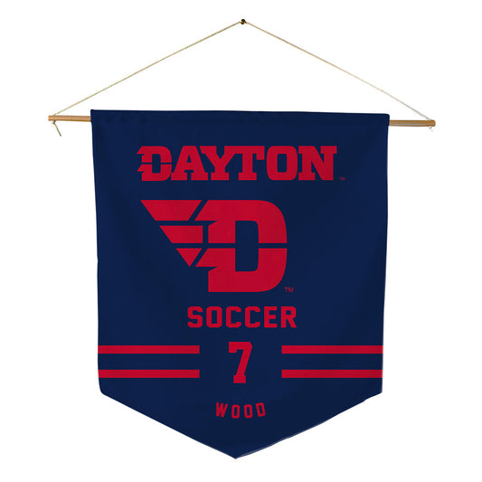 Dayton - NCAA Women's Soccer : Campbell Wood - Pennant - 18" x 21"-0