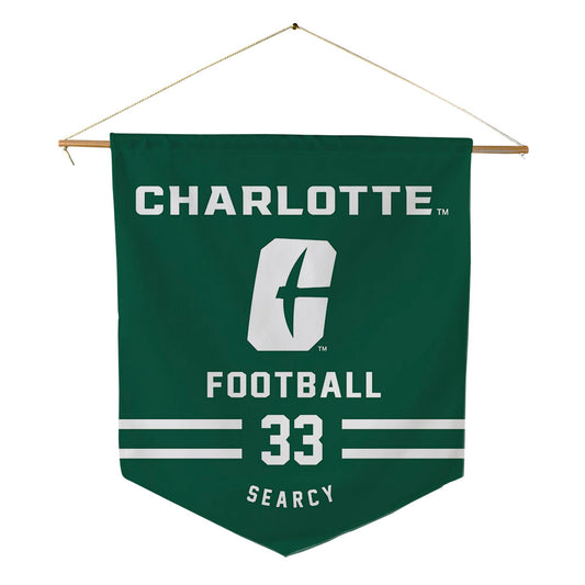 UNC Charlotte - NCAA Football : Henry Searcy - Pennant - 18" x 21"-0
