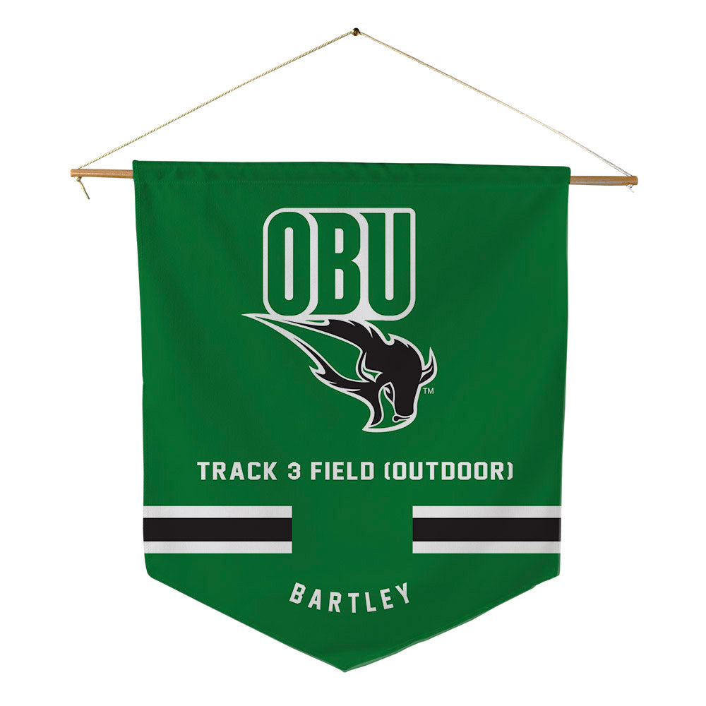 OKBU - NCAA Women's Track & Field : Altyn Bartley - Pennant - 18" x 21"-0