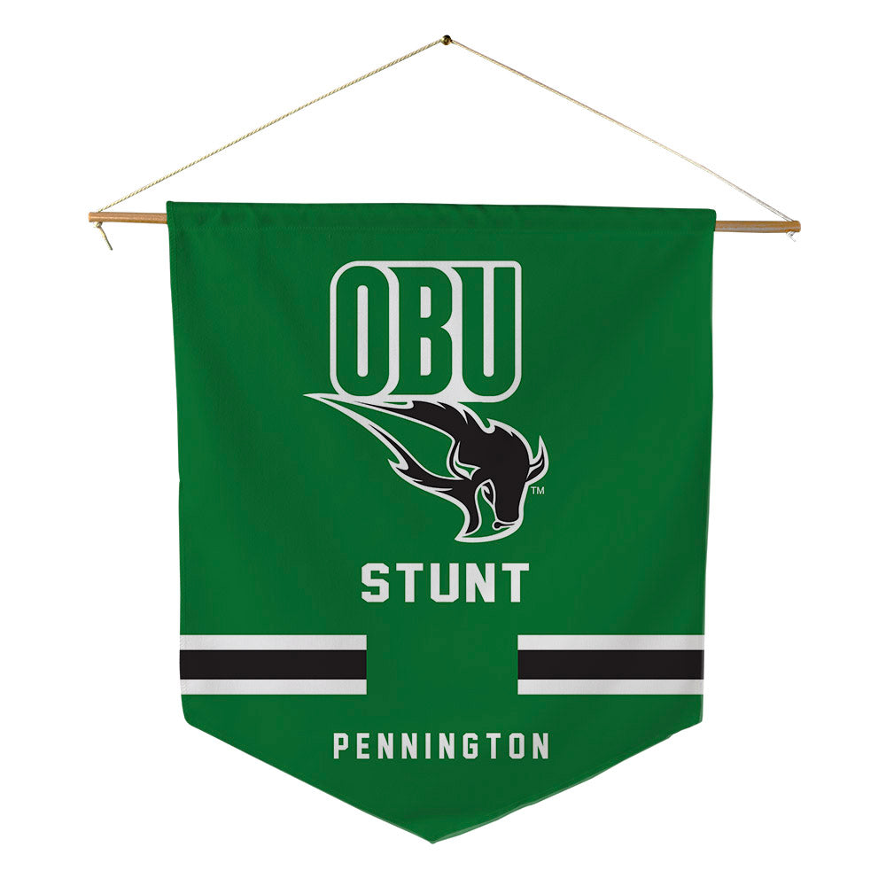 OKBU - NCAA Stunt : Macy Pennington - Pennant - 18" x 21"-0