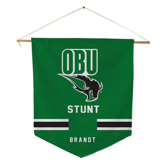 OKBU - NCAA Stunt : Cambrey Brandt - Pennant - 18" x 21"-0
