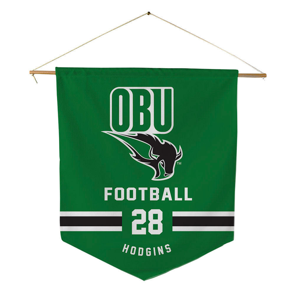 OKBU - NCAA Football : Luke Hodgins - Pennant - 18" x 21"-0