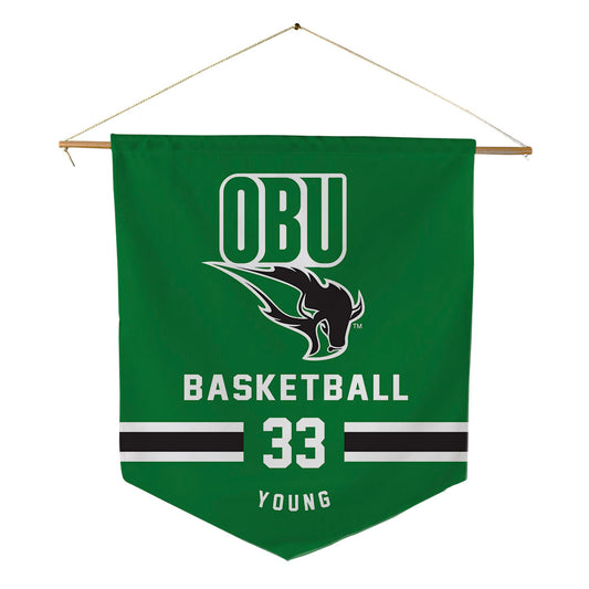 OKBU - NCAA Women's Basketball : Aaliyah Young - Pennant - 18" x 21"-0