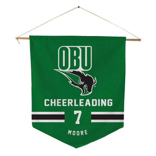 OKBU - NCAA Cheerleading : Bailey Moore - Pennant - 18" x 21"-0