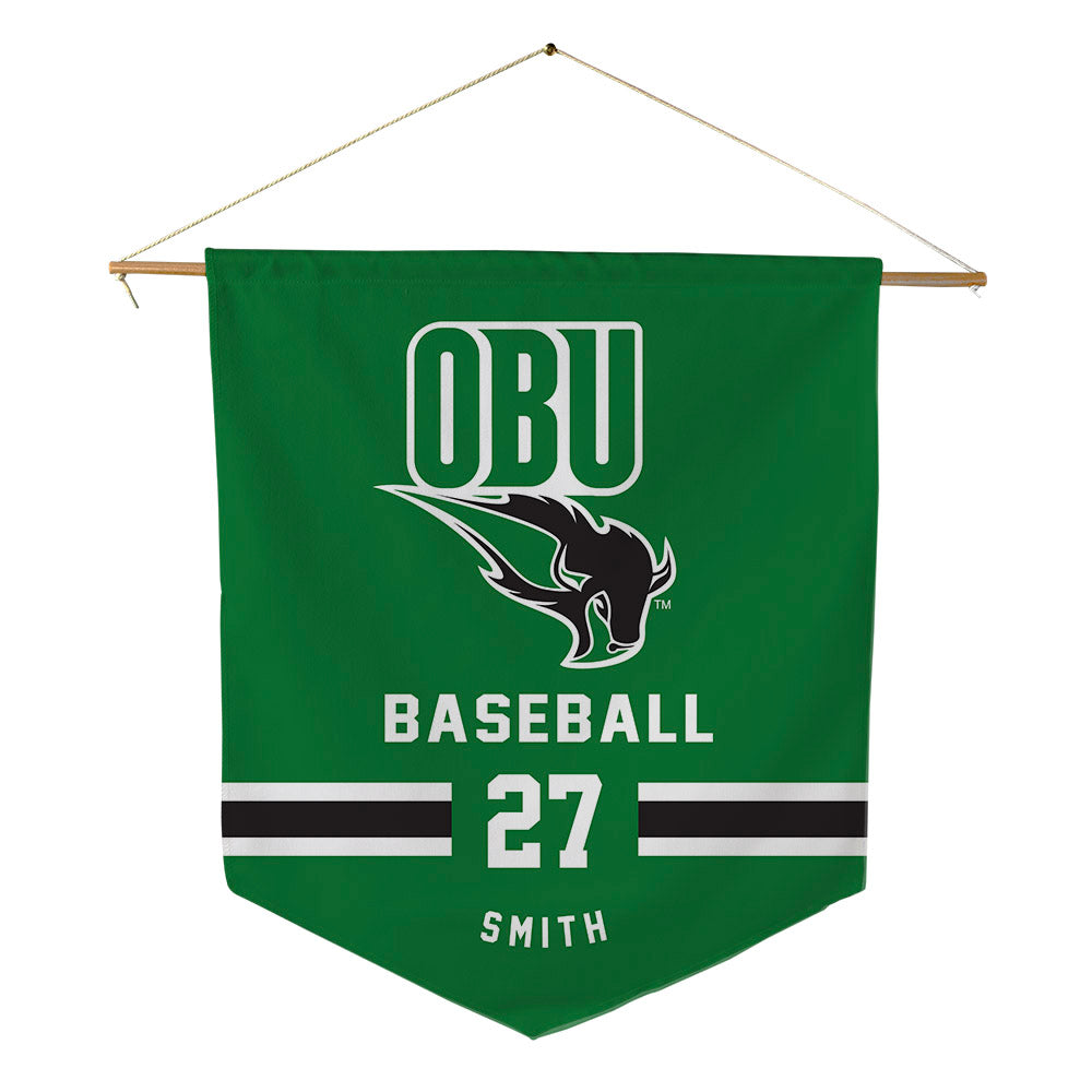 OKBU - NCAA Baseball : Braden Smith - Pennant - 18" x 21"-0