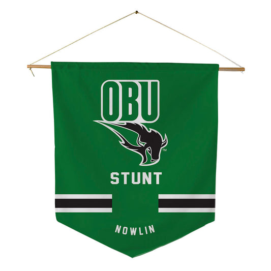 OKBU - NCAA Stunt : Gracen Nowlin - Pennant - 18" x 21"-0