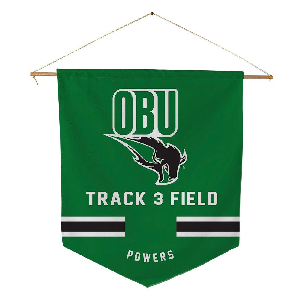 OKBU - NCAA Women's Track & Field : Daisee Powers - Pennant - 18" x 21"-0
