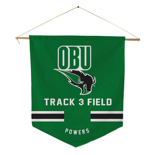 OKBU - NCAA Women's Track & Field : Daisee Powers - Pennant - 18" x 21"-0
