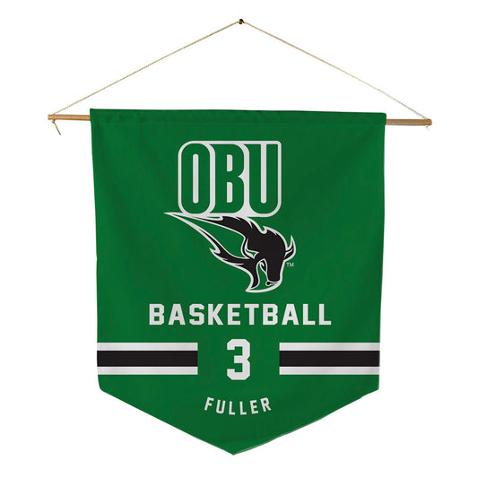 OKBU - NCAA Men's Basketball : Dalen Fuller - Pennant - 18" x 21"-0