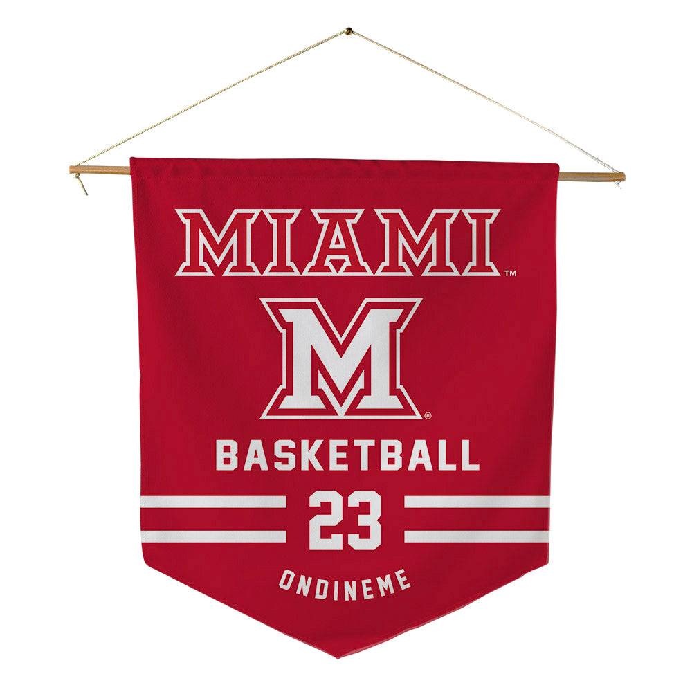 Miami of Ohio - NCAA Women's Basketball : Jade Ondineme - Pennant - 18" x 21"-0