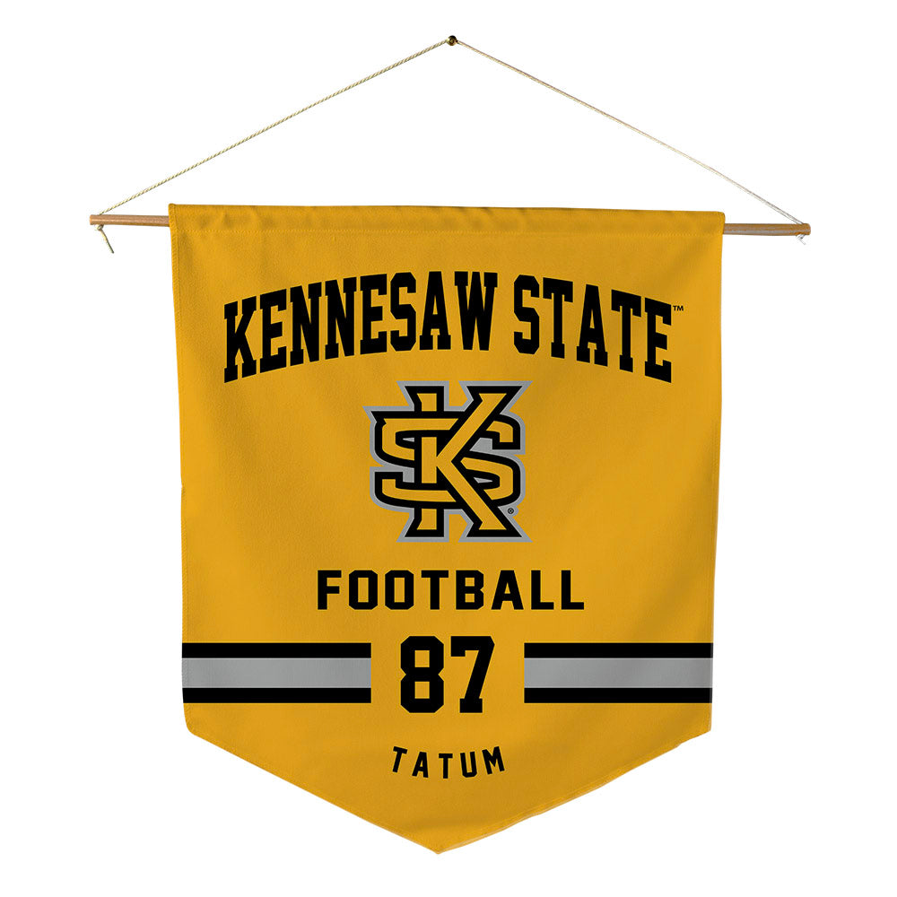 Kennesaw - NCAA Football : Chase Tatum - Pennant - 18" x 21"-0