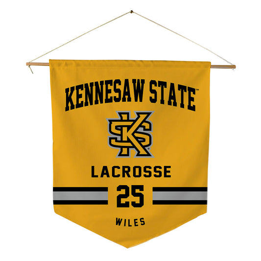Kennesaw - NCAA Women's Lacrosse : Sam Wiles - Pennant - 18" x 21"-0