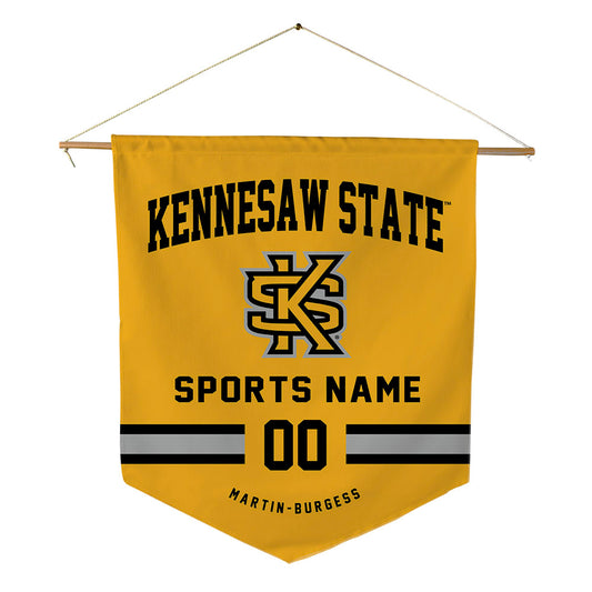 Kennesaw - NCAA Football : Jaden Martin-Burgess - Pennant - 18" x 21"-0