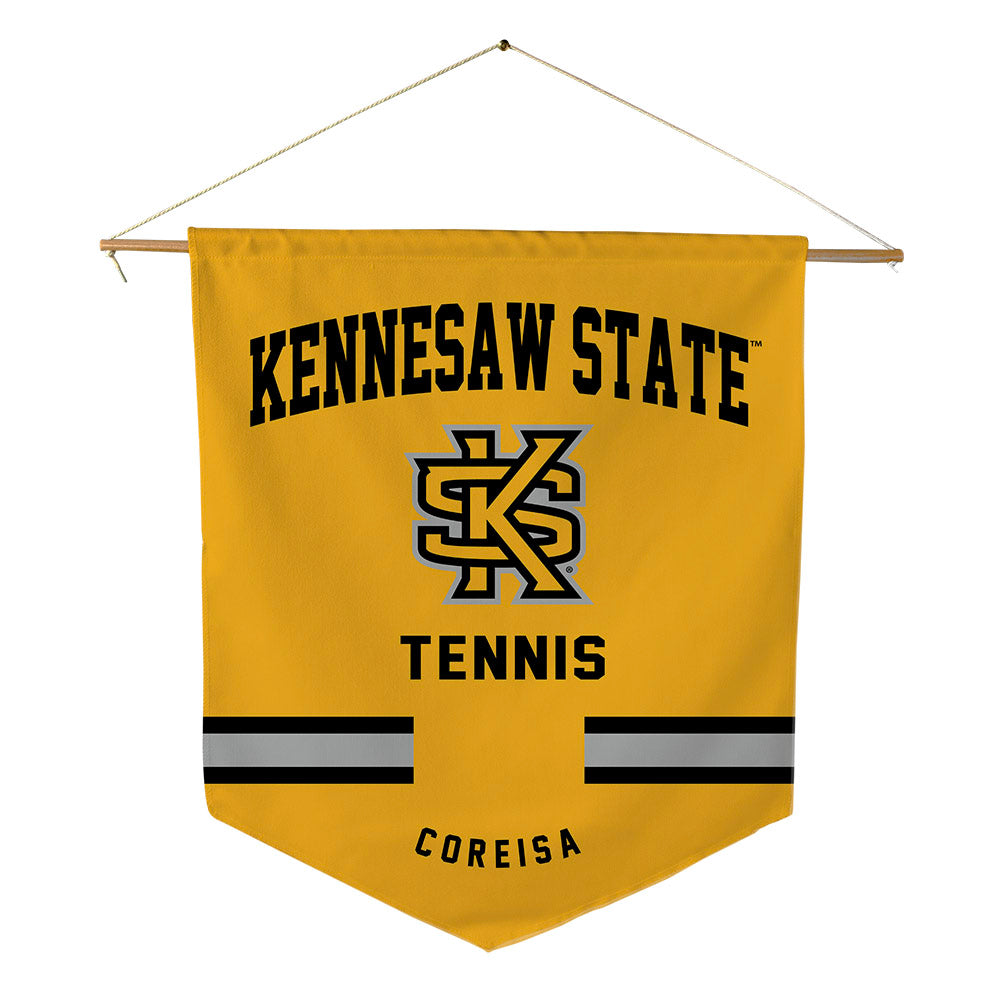 Kennesaw - NCAA Women's Tennis : Rianna ioana Coreisa - Pennant - 18" x 21"-0