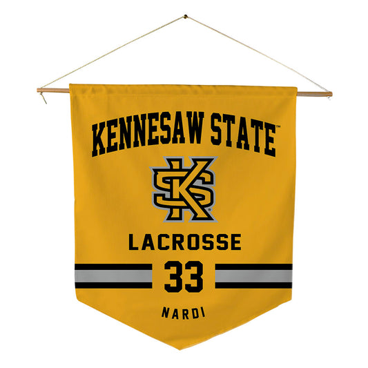 Kennesaw - NCAA Women's Lacrosse : Mia Nardi - Pennant - 18" x 21"-0