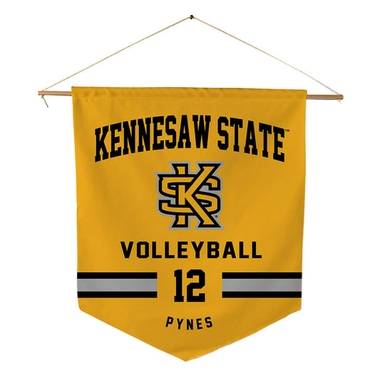 Kennesaw - NCAA Women's Volleyball : Gracie Pynes - Pennant - 18" x 21"-0