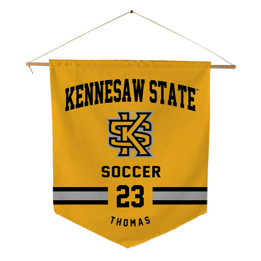 Kennesaw - NCAA Women's Soccer : Symone Thomas - Pennant - 18" x 21"-0