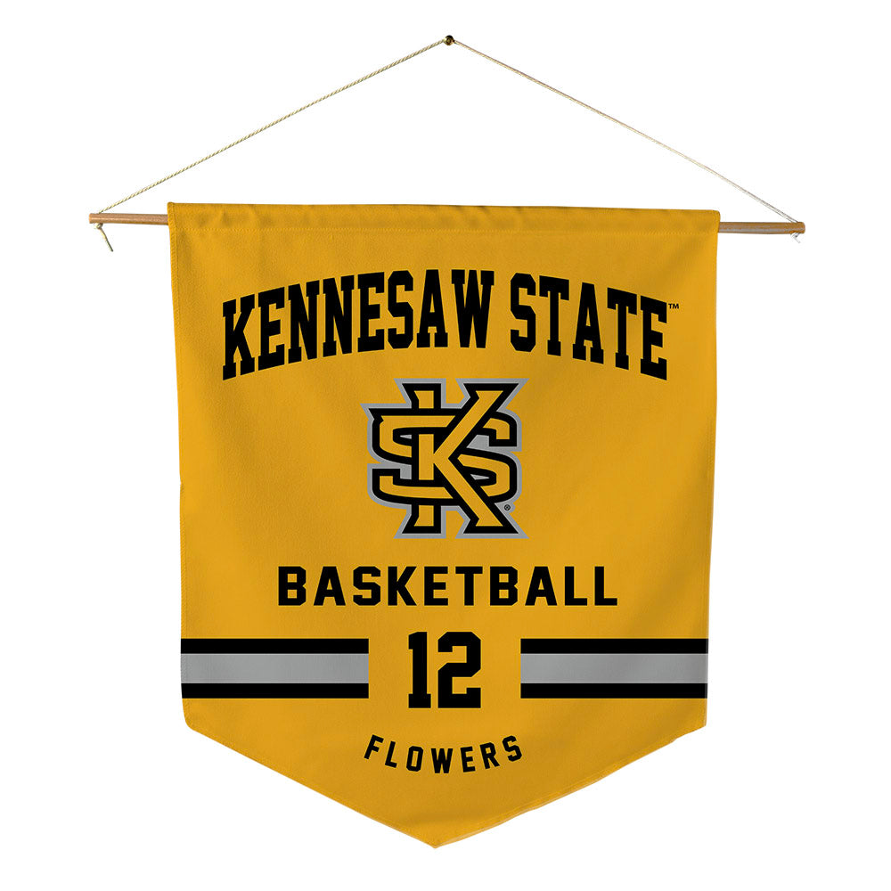 Kennesaw - NCAA Women's Basketball : Kaelyn Flowers - Pennant - 18" x 21"-0