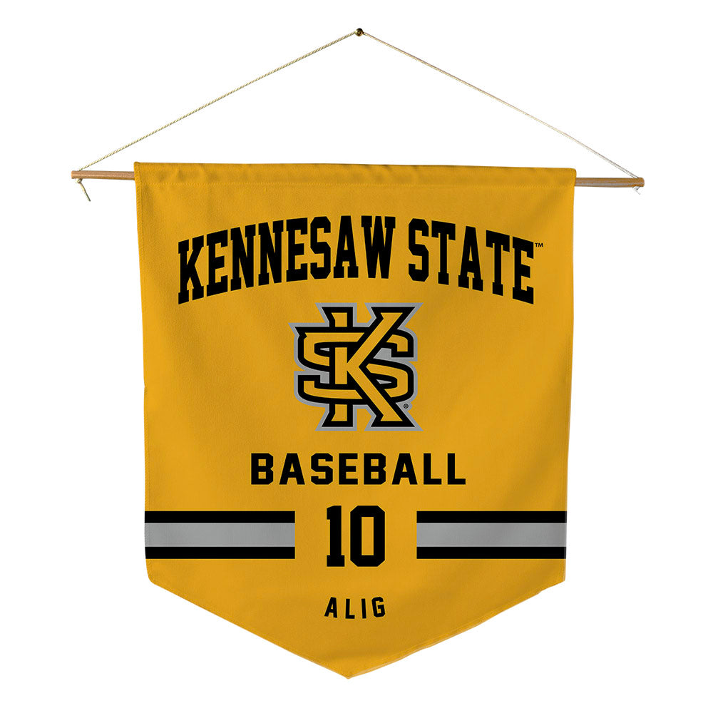 Kennesaw - NCAA Baseball : Wesley Alig - Pennant - 18" x 21"-0