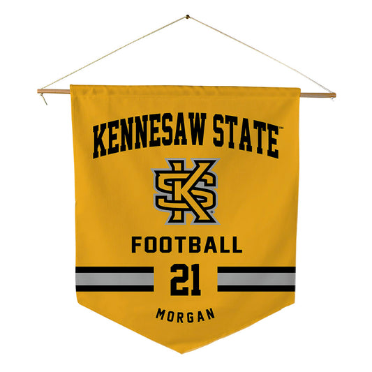 Kennesaw - NCAA Football : Triston Morgan - Pennant - 18" x 21"-0