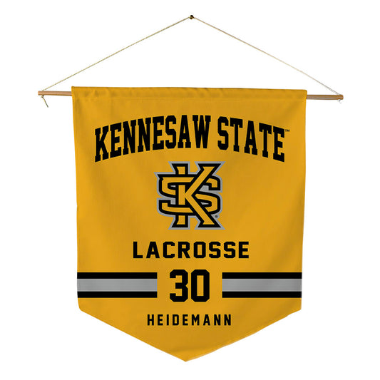 Kennesaw - NCAA Women's Lacrosse : Rosie Heidemann - Pennant - 18" x 21"-0