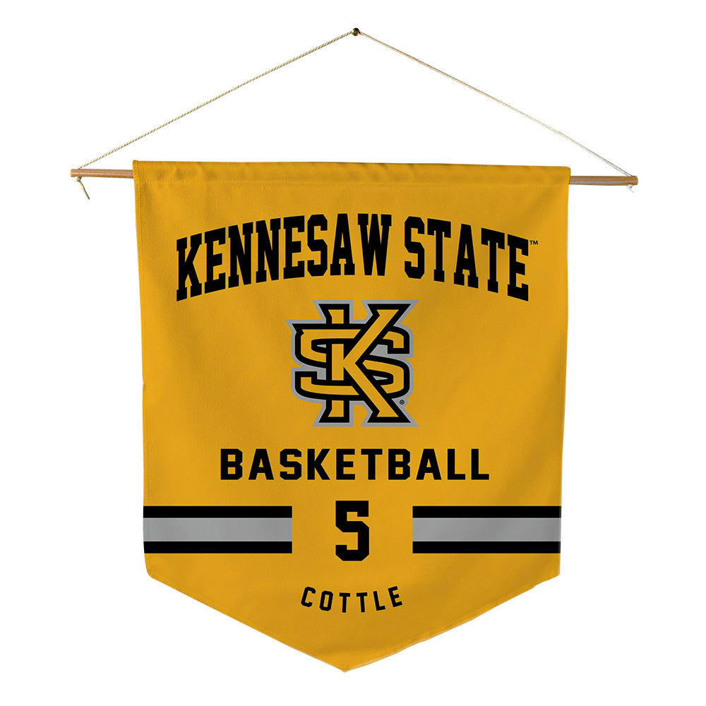 Kennesaw - NCAA Men's Basketball : Simeon Cottle - Pennant - 18" x 21"-0