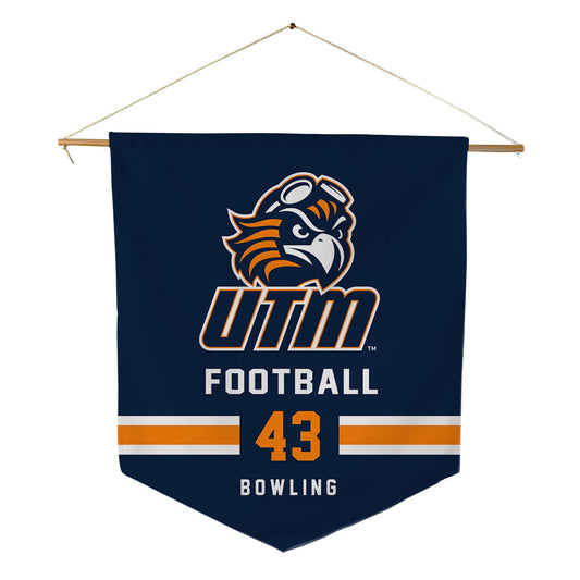 UT Martin - NCAA Football : Braylen Bowling - Pennant - 18" x 21"-0