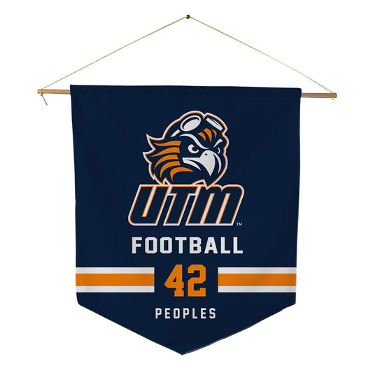 UT Martin - NCAA Football : Colton Peoples - Pennant - 18" x 21"-0