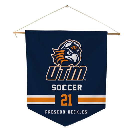 UT Martin - NCAA Women's Soccer : Nyeemah Prescod-Beckles - Pennant - 18" x 21"-0