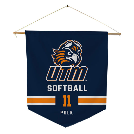 UT Martin - NCAA Softball : Maddie Polk - Pennant - 18" x 21"-0