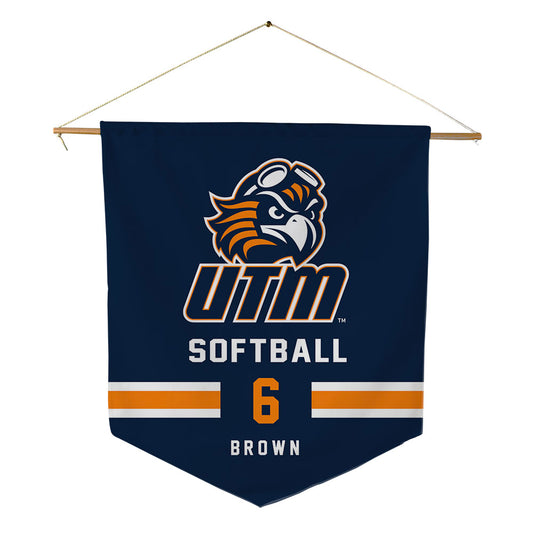 UT Martin - NCAA Softball : Kennedy Brown - Pennant - 18" x 21"-0
