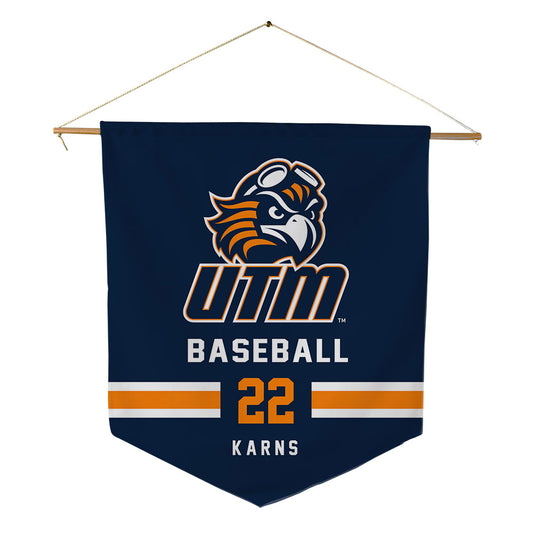 UT Martin - NCAA Baseball : Aidan Karns - Pennant - 18" x 21"-0