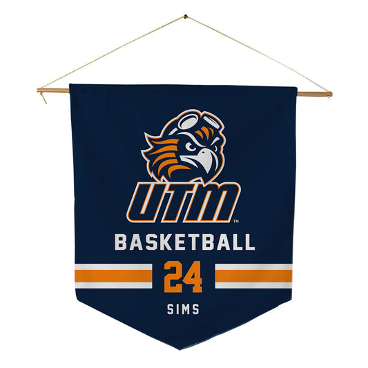 UT Martin - NCAA Women's Basketball : Raven Sims - Pennant - 18" x 21"-0