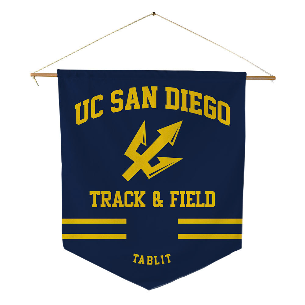 UCSD - NCAA Men's Track & Field : Brycen Tablit - Pennant - 18" x 21"-0