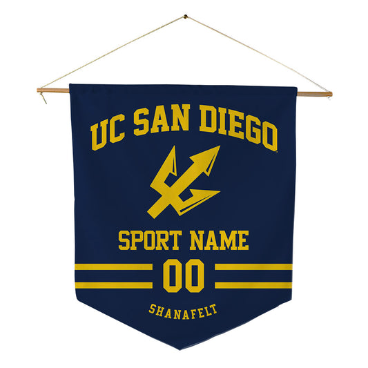 UCSD - NCAA Women's Volleyball : Hayden Shanafelt - Pennant - 18" x 21"-0