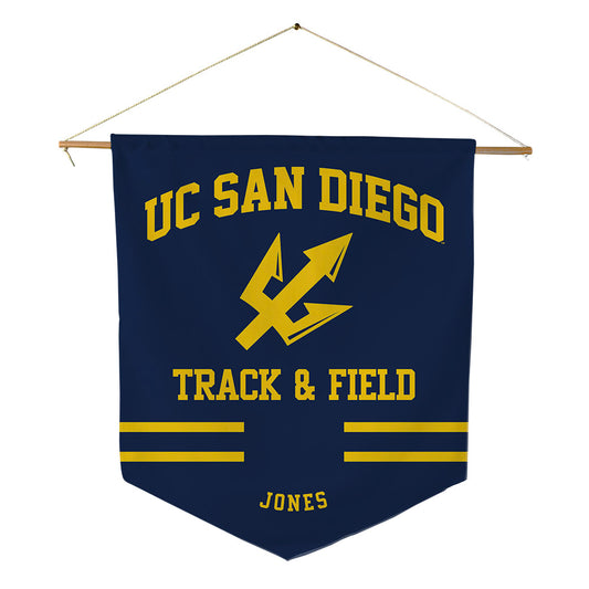 UCSD - NCAA Men's Track & Field : Andre Jones - Pennant - 18" x 21"-0