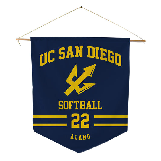 UCSD - NCAA Softball : Ryanna Alano - Pennant - 18" x 21"-0