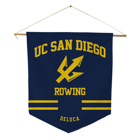 UCSD - NCAA Women's Rowing : Sierra DeLuca - Pennant - 18" x 21"-0