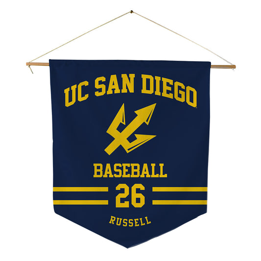UCSD - NCAA Baseball : Ethan Russell - Pennant - 18" x 21"-0