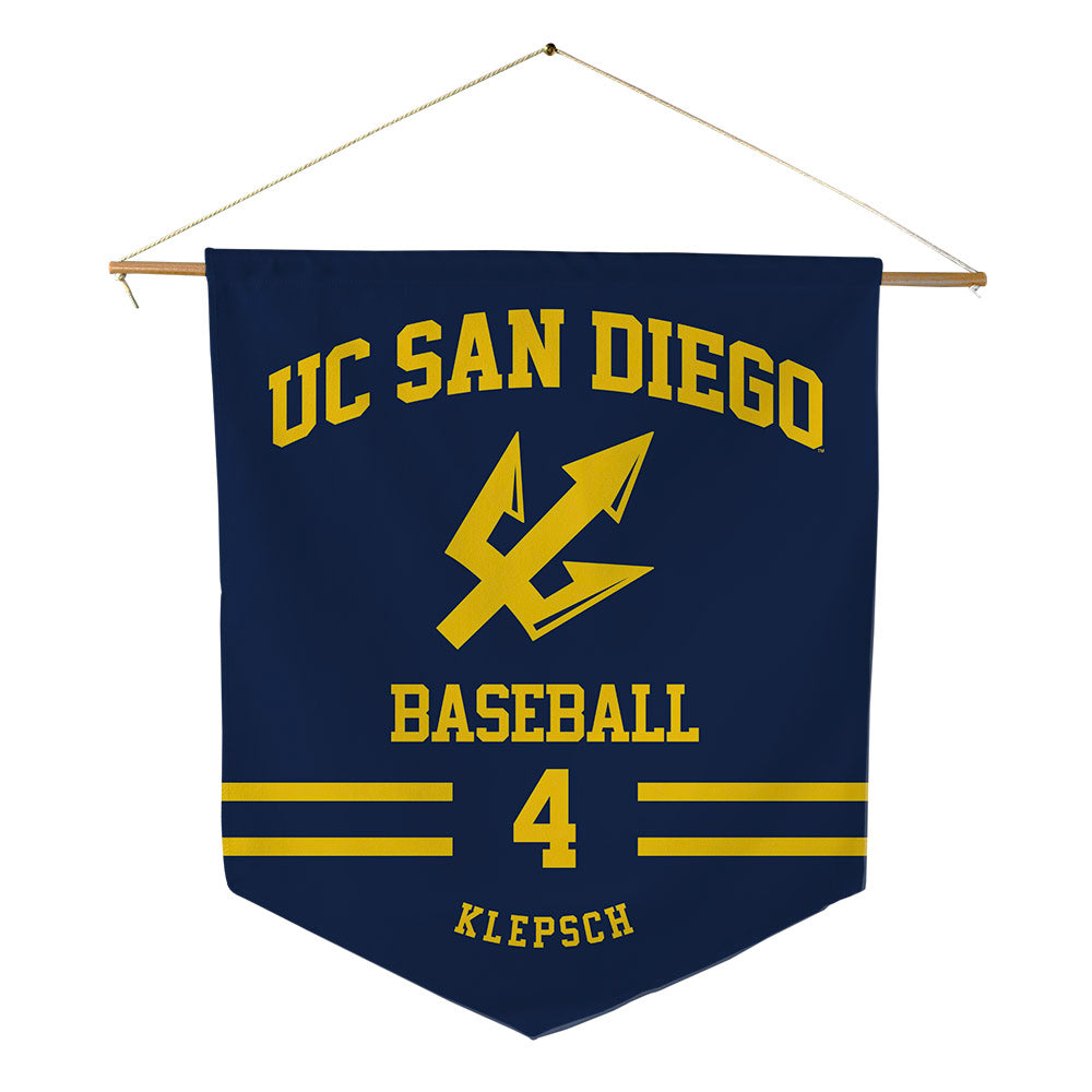 UCSD - NCAA Baseball : Addison Klepsch - Pennant - 18" x 21"-0