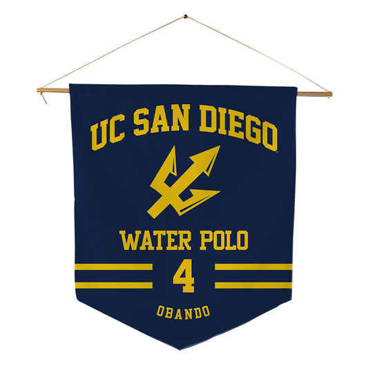 UCSD - NCAA Women's Water Polo : Olivia Obando - Pennant - 18" x 21"-0