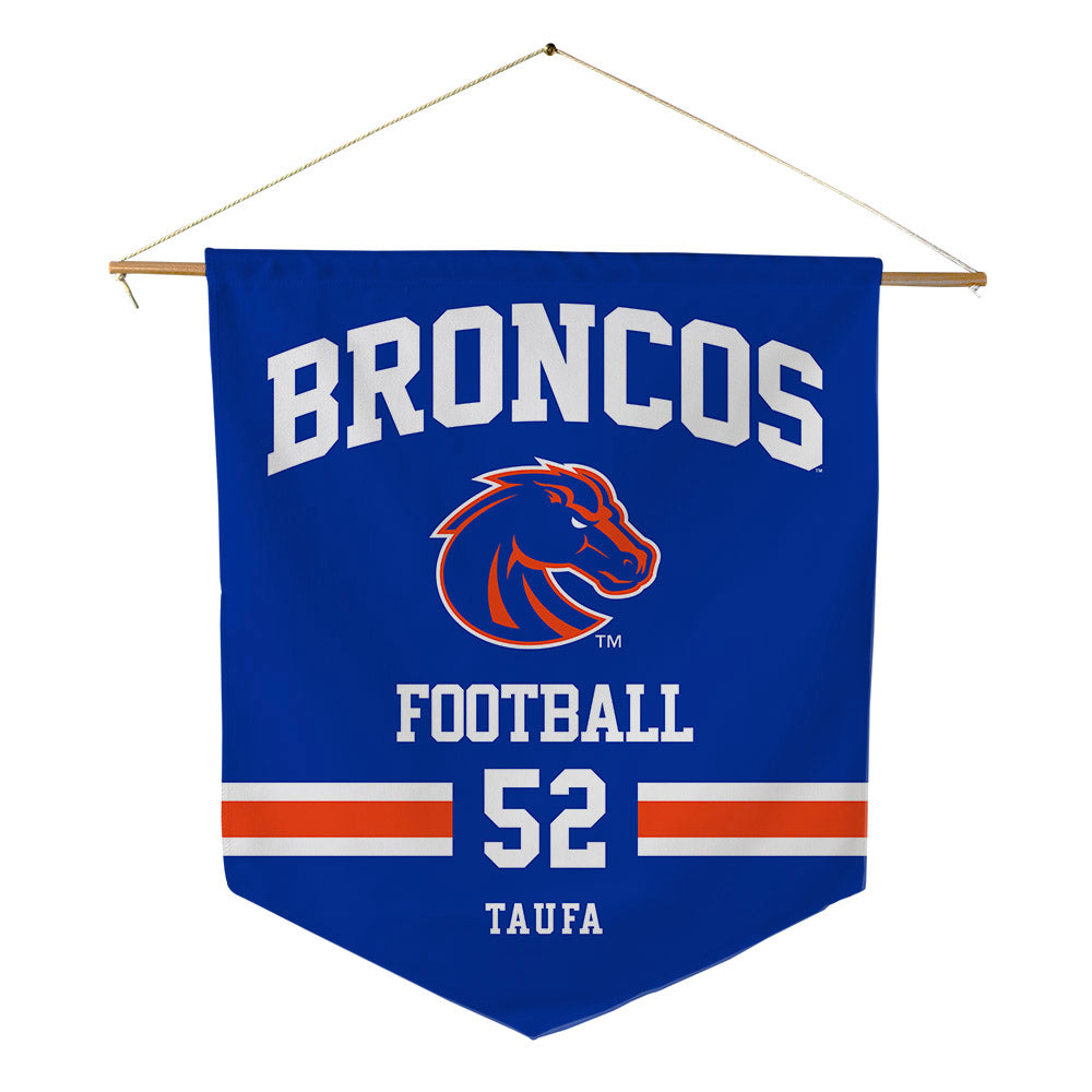 Boise State - NCAA Football : Stewart Taufa - Pennant - 18" x 21"-0