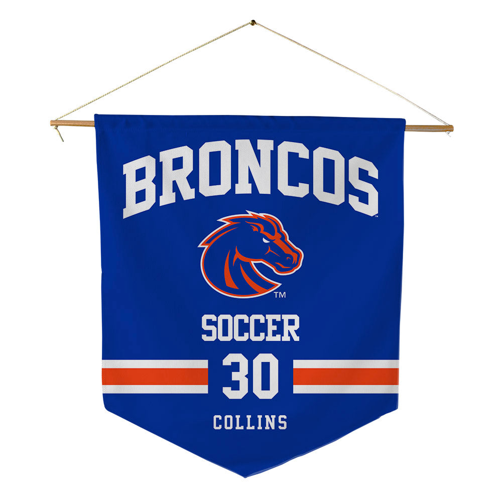 Boise State - NCAA Women's Soccer : Natalie Collins - Pennant - 18" x 21"-0