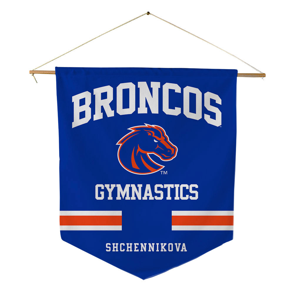 Boise State - NCAA Women's Gymnastics : Kristina Shchennikova - Pennant - 18" x 21"-0