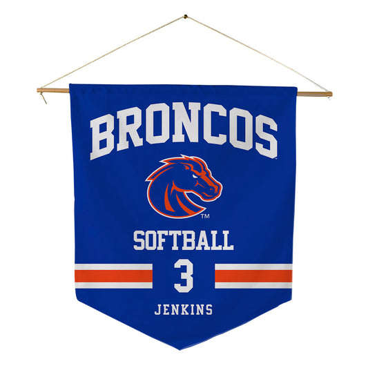 Boise State - NCAA Softball : Talia Jenkins - Pennant - 18" x 21"-0