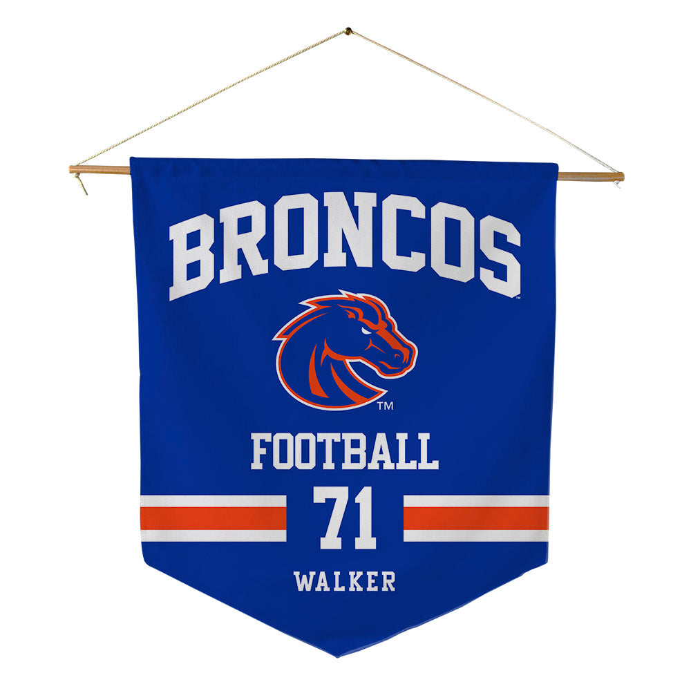 Boise State - NCAA Football : Miles Walker - Pennant - 18" x 21"-0