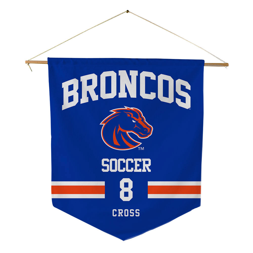 Boise State - NCAA Women's Soccer : Carly Cross - Pennant - 18" x 21"-0
