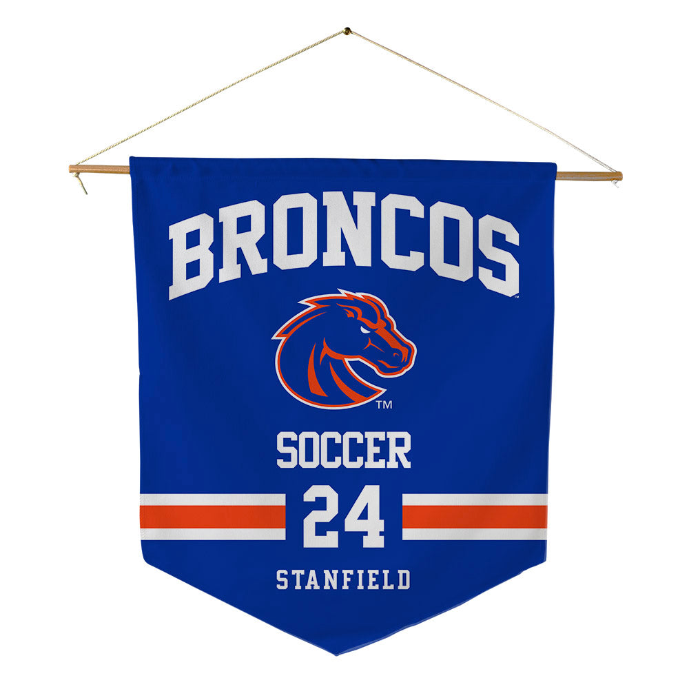 Boise State - NCAA Women's Soccer : Mikayla Stanfield - Pennant - 18" x 21"-0